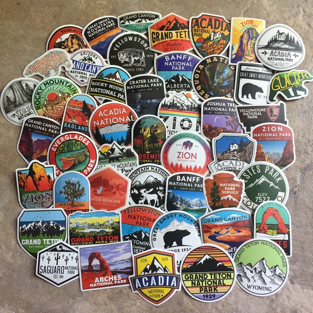 National Park Stickers 8/$10